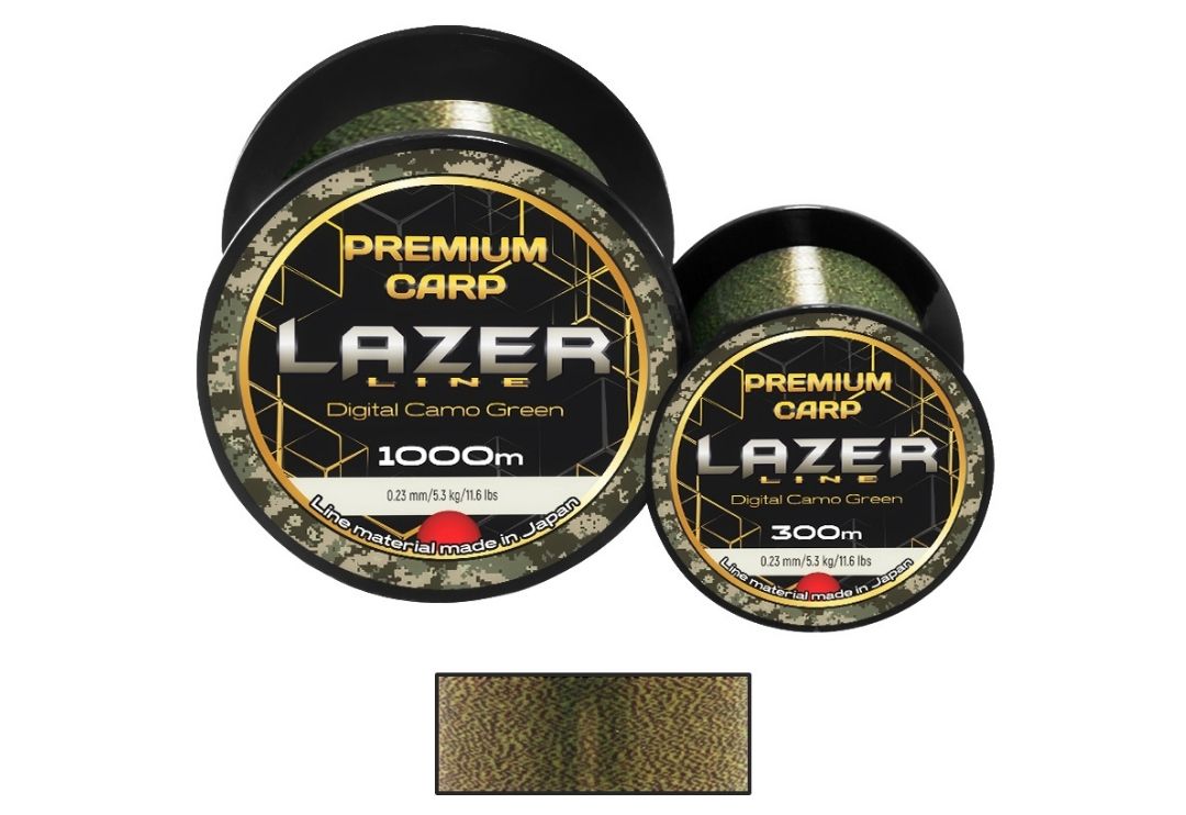 Монофилно Влакно Lazer Premium Carp Digital Camo Green