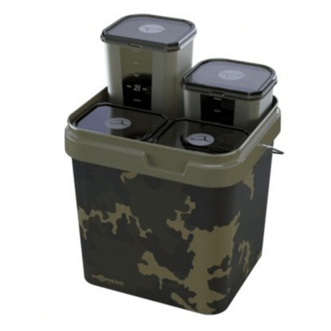 Korda Kontainer System 17L - кофа с 4 херметични контейнера за риболовни захранки