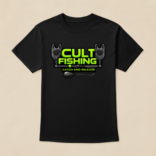 Тениска Cultfishing Bite Alarm – Catch and Release