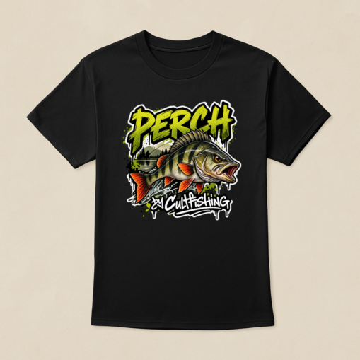 Тениска PERCH ATTACK – by Cultfishing