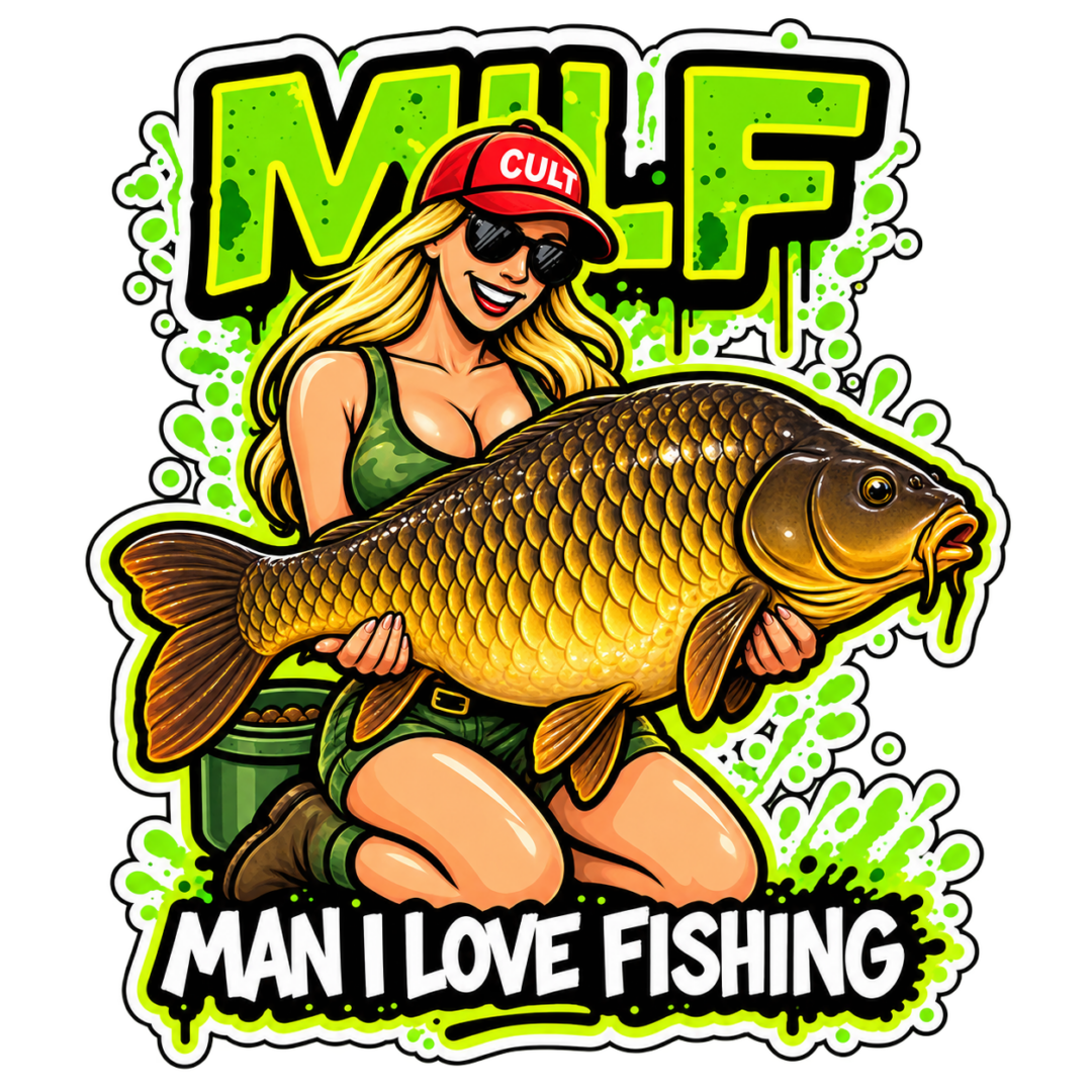 UV Стикер Man I Love Fishing