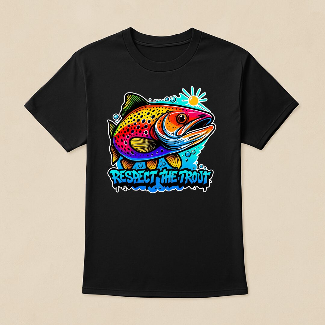 Тениска Respect The Trout