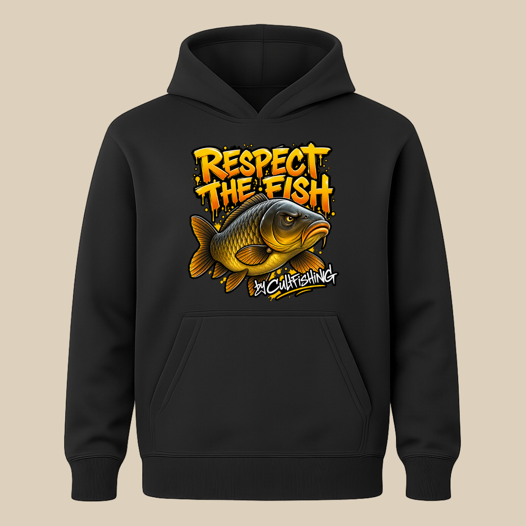 Суичър Respect The Fish Black