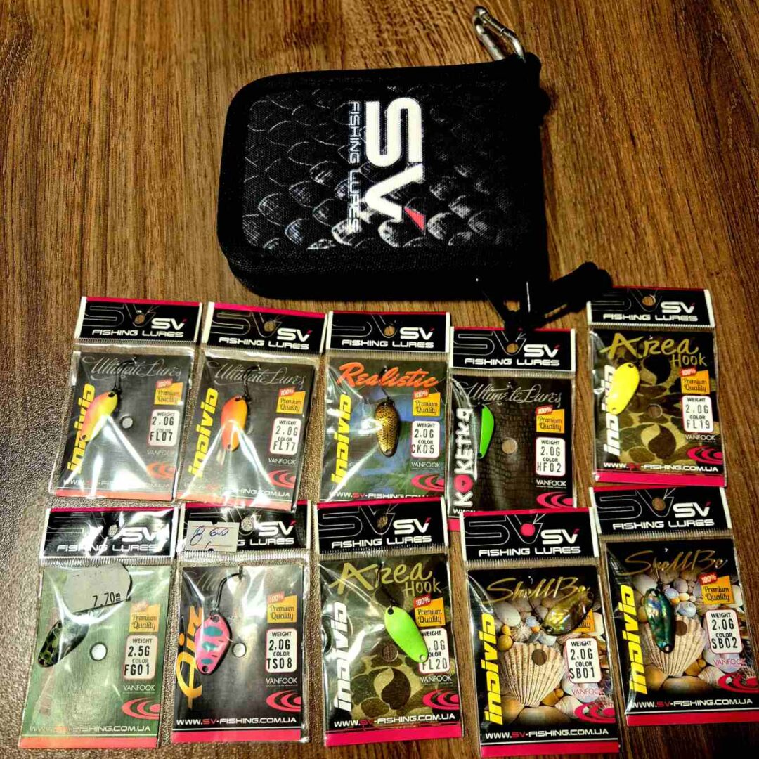 Сет от 10 Клатушка и Класьор SV Lures