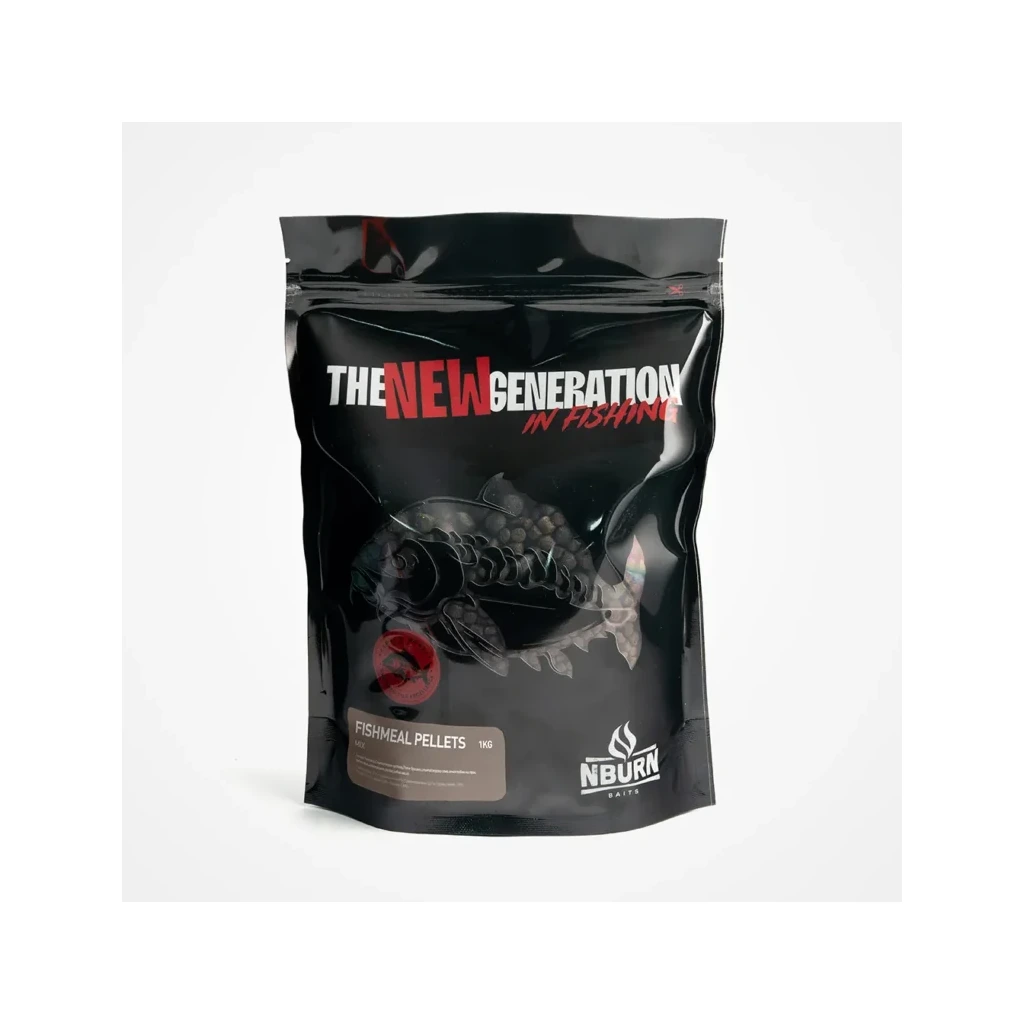 Рибни пелети Nburn FISH MEAL PELLETS 9мм – 1кг - продуктова снимка